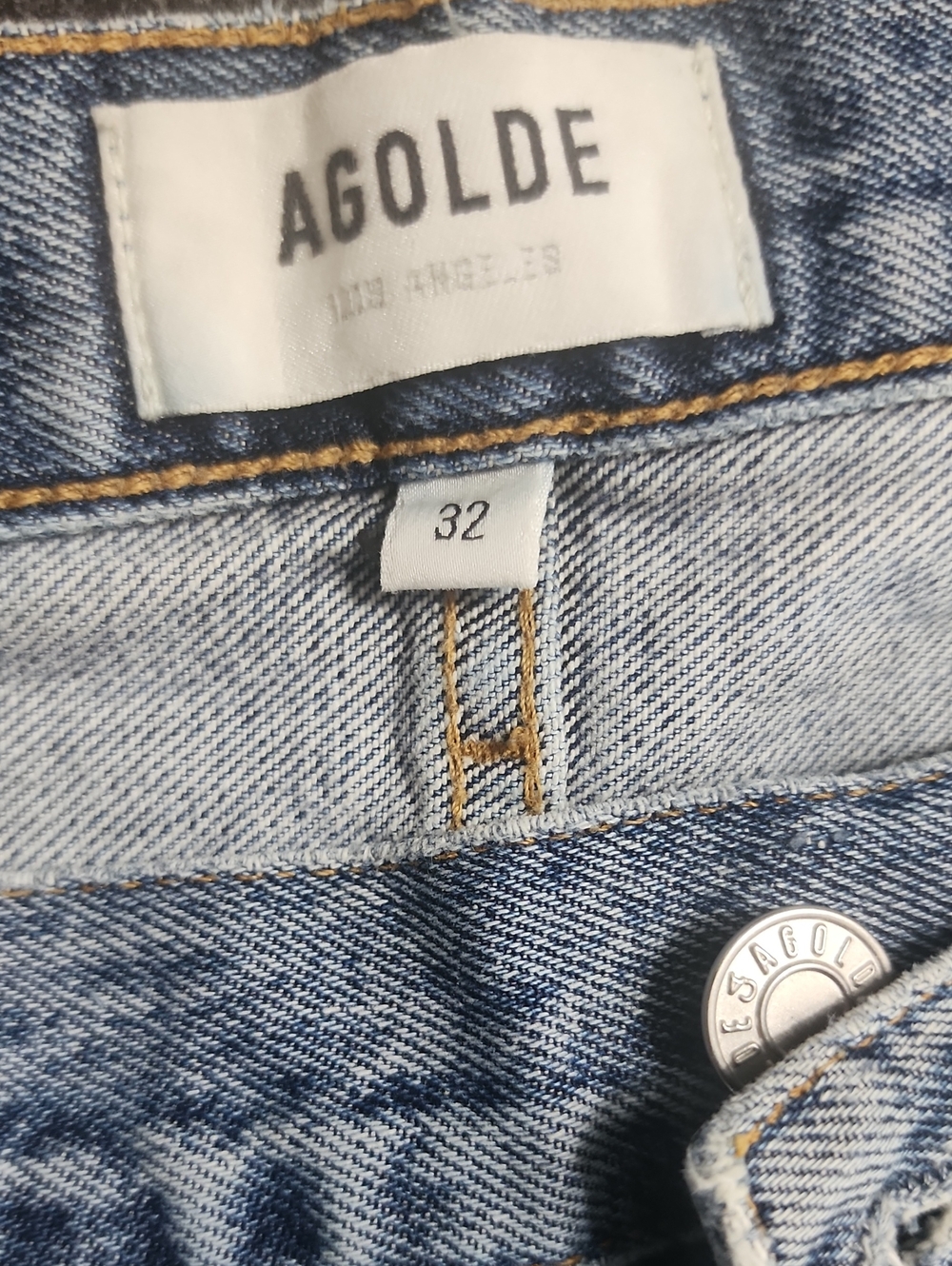 Agolde Lana Jeans - Washed Denim --32
